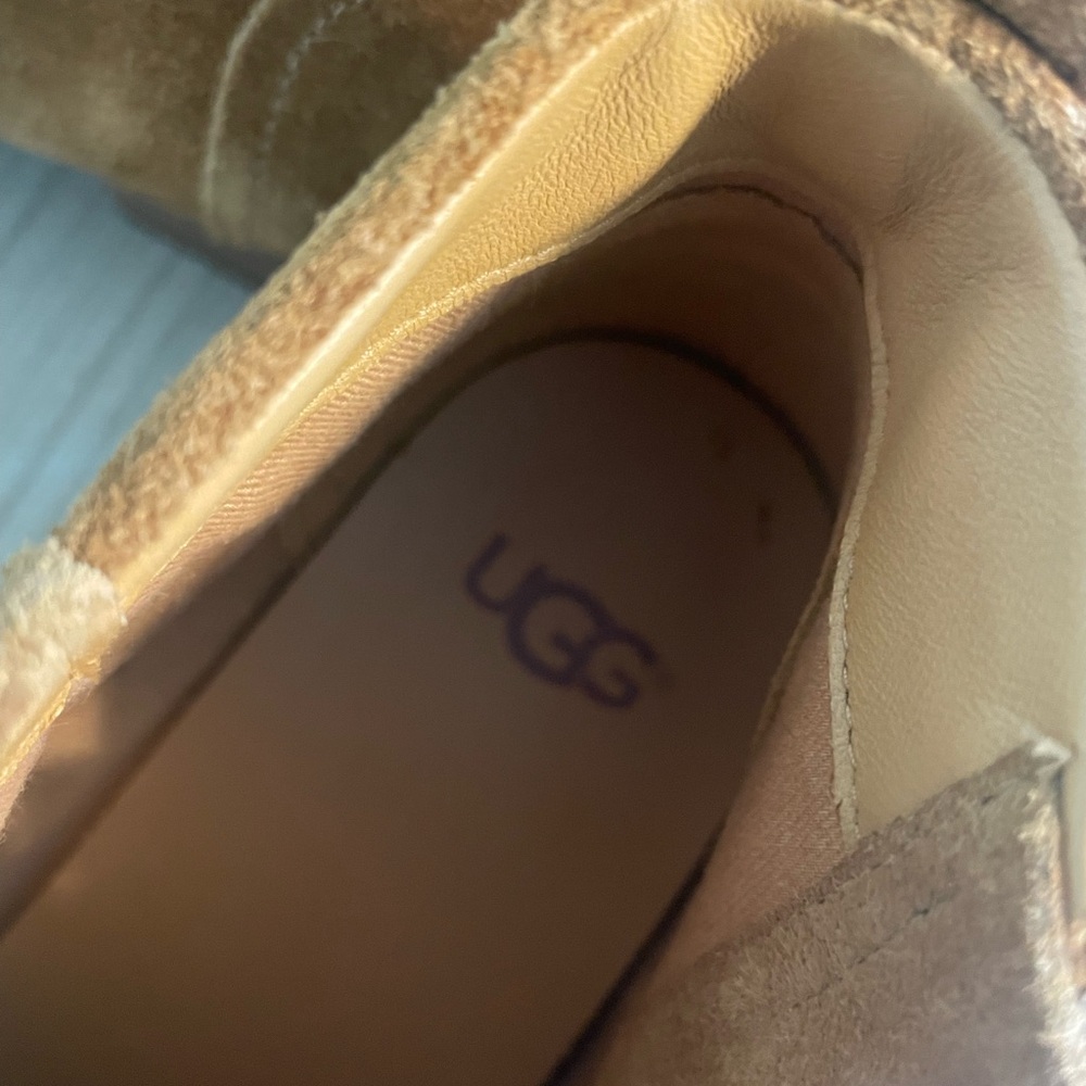 New UGG suede boot with stacked heel - gorgeous color and fit - Picture 6 of 7